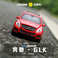 B806ของขวัญของเล่นเด็กจำลองรถ Diecast โมเดลรถอัลลอยโลหะของเล่นเด็กเบนซ์ GLK สูง