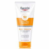 Eucerin Sun Sensitive Protect Dry Touch GEL-CREAM ULTRA LIGHT SPF50 PA++ ยูเซอรีน ซัน บอดี้ เซนซิทีฟ โพรเทค ดราย ทัช กันแดด ผิวกาย 200ml.