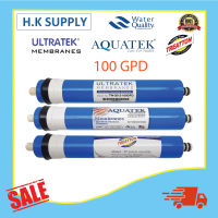 ไส้กรองน้ำ Aquatek เมมเบรน 100 GPD RO Membrane Ultratek Treatton Unipure HIDROREK Starpure Hydromax AMFOR Fast pure ไส้กรองเมมเบรน เครื่องกรองน้ำ Water store