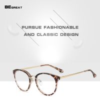 【cw】 BEGREAT Anti Blue Optical Glasses Women Flat Lens Computer Eye Protection Retro Frame Round Frame TR90 Eye Glasses ！