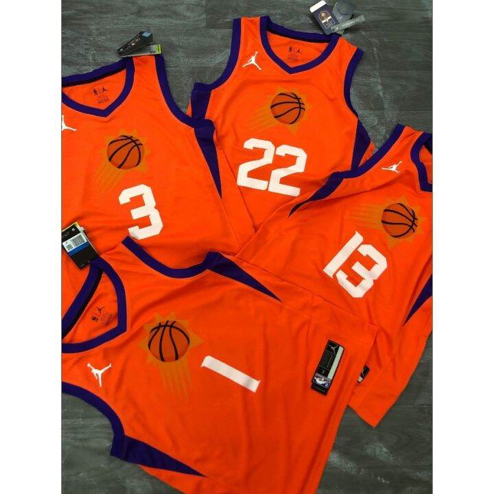 【hot pressed】NBA Jersey Phoenix Suns NASH PAUL BOOKER AYTON orange ...