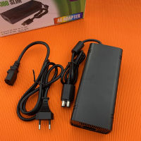 แหล่งจ่ายไฟอะแดปเตอร์ AC พร้อมสายชาร์จสำหรับ X 360 Slim Host 100-240V Universal Charger Adapter