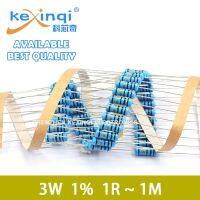 100pcs 3W Metal Film Resistance 1 Five-color Ring 1R 1M 100R 220R 330R 1K 1.5K 2.2K 3.3K 4.7K 10K 22K 47K 100K 100 220 330 1K