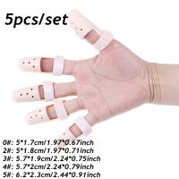 5Pcs Finger Splint Brace Adjustable Finger Support Protector Arthritis Corrector Joint Finger Straightener Brace Correction