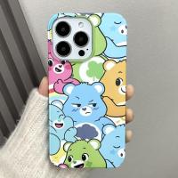 ❤️จัดส่งทันที❤️เคสไอโฟน11/12/13/14 max เปลือกบาง cute care bear Hard iPhone 11121312PM13PM14PM