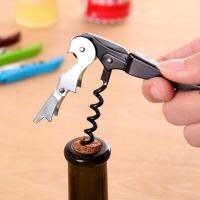 1pcs Stainless Steel Wine Bottle Opener Ine Opener Professional Waiters Corkscrew Cutter Beer Bar Kitchen Restaurant Tool