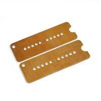 20Pcs Brass Electric Guitar P90 Pickup Baseplate Brass LP Pickup Baseplate 81x30mm Pickup Parts