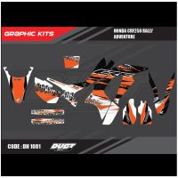 สติ๊กเกอร์วิบาก Honda CRF 250 Rally ทั้งคัน Graphic kit สติ๊กเกอร์เคลือบเงา สุดคุ้ม