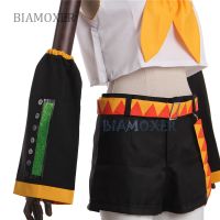 Rin Len Halloween Uniform Cosplay Complete Costumes Sets Tops+Shorts Women Men