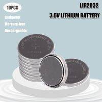 ใหม่ที่เชื่อถือได้! 10ชิ้น/ล็อต LIR2032 3.6V Li-On สามารถชาร์จได้ปุ่มเซลล์สามารถเปลี่ยน CR2032สำหรับนาฬิกา