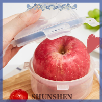 SHUNSHEN กล่องเก็บสินค้าบลูเบอร์รี่กล่องเก็บของครัว Apple หัวหอมเครื่องถนอมอาหารฝา