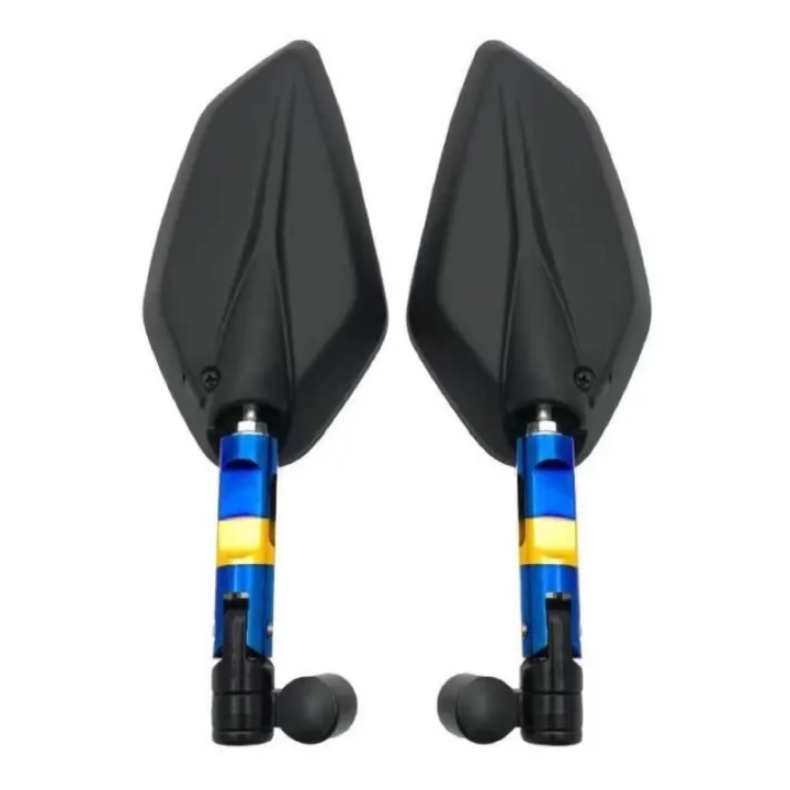 mio i 125 accessories and parts Motorcycle Side Mirror 2tone CNC Short