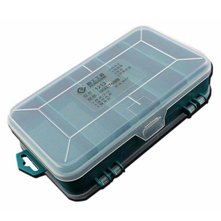 penggong-13-grids-tool-box-double-side-toolbox-organizer-storage-box-multifunction-tool-case-for-small-components