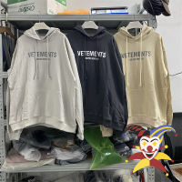 Vetements 2023FW Limited Editon Vetements Hoodie ผู้ชายผู้หญิง Hooded Oversize Pullovers