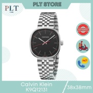 Đồng hồ nam Calvin Klein K9Q12131 mặt đen, dây trắng Size 38mm Full Box