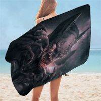 【cw】 BatMicrofiberBathTowelsForAdultsKidsBeachTowels140x210cmBreathableComfortSoftQuick Drying