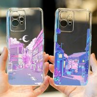 Japanese Architecture Phone Case For OPPO Realme C35 C33 C31 C30 Clear Cover For Realme Gt Neo 3 2 Pro 9 Pro Plus 9i 8i Q3s Skin Cables