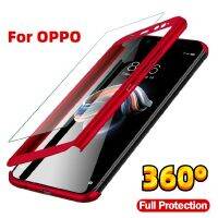 (Great. Cell phone case)  สำหรับ OPPO A92 A52 A83 A72 A9 2020 A1K 360เต็มรูปแบบพร้อมกระจกเทมเปอร์คู่ฝาครอบ A93 A32 A12S A31 A12E กันชน