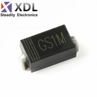 100pcs/lot GS1M SMD Rectifier Diode GS1M Making S1M SMA DO-214AC In stock WATTY Electronics