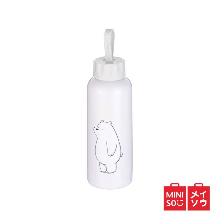 Miniso Official Botol Minum We Bare Bears Glass Water Bottle 300ml Lazada Indonesia 8079