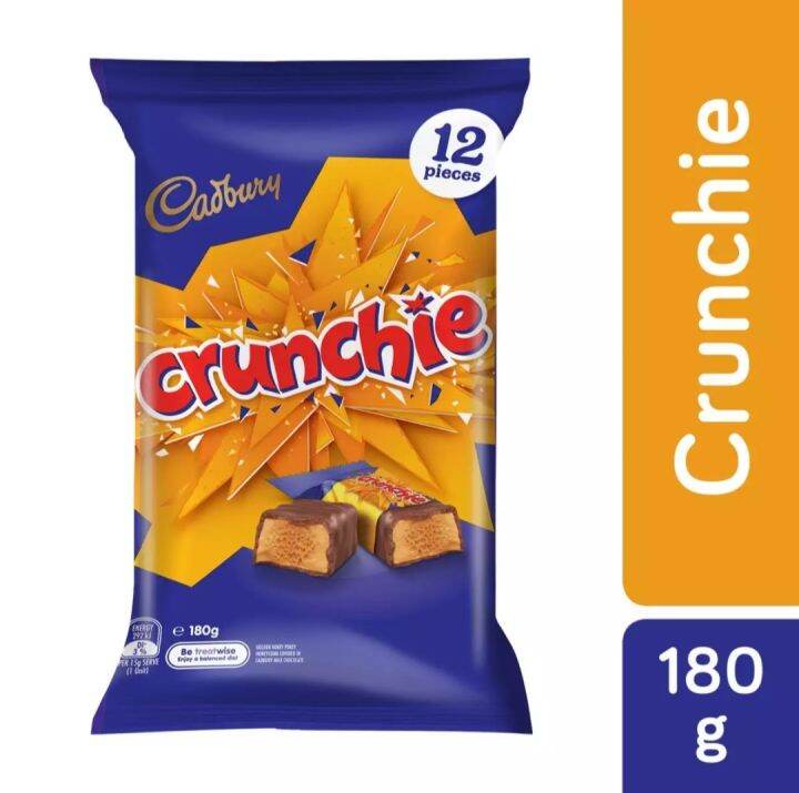 Cadbury Crunchie Milk Chocolate Sharepack 180g [Made In