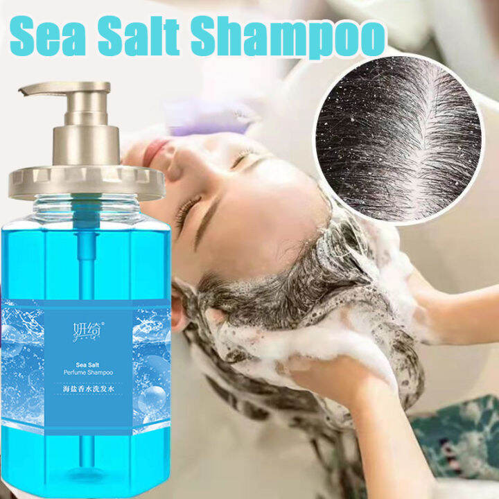Sea Salt Anti Dandruff Hair Treatment Shampoo For Scalp Itching