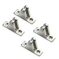 4PCS Stainless Steel 316 Boat Side Mount Deck Hinges Heavy Mirror Polish Marine Bimini Deck Hinge Yacht Accessories Hardware Accessories