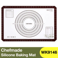 เชฟเมค แผ่นรองนวดแป้ง ซิลิโคน Chefmade Silicone Baking Mat / WK9146 / ที่รองนวดแป้ง