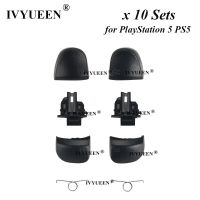 IVYUEEN 10ชุดสำหรับตัวควบคุม PS5 Dualsense L2 R2 R1 L1ปุ่มทริกเกอร์ Sps สำหรับซ่อมแซม Playstation 5 Gamepad