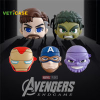 Hero Captain America Iron-Man Thanos Doctor Strange Hulk หูฟังสำหรับ Apple AirPods Pro AirPods 1 2 3ใหม่ซิลิโคนนุ่มหูฟัง Air Pods ปลอกกระเป๋าป้องกัน AirPod อุปกรณ์เสริมสีม่วงสีฟ้าสีแดงสีเหลืองสีเขียว