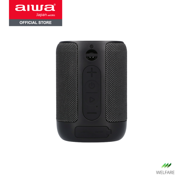 ผ่อน-0-aiwa-bst-330t-mini-bluetooth-speaker-ลำโพงบลูทูธพกพามินิ-กันน้ำระดับ-ipx5