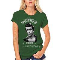 New Funny Clothing Casual Short Sleeve T-shirt FONZIE RocknRoll Rockabilly Greaser Rocker 50s 60s Happy Days Diner T-shirt