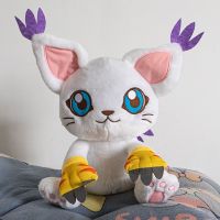 Digimon Adventure Action Figure Plush Toy Patamon Tailmon Cartoon Stuffed Sitting Position Doll Soft Pillow Room Decor Kids Gift