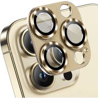 Gold Yellow Camera Protector For iPhone 14 Plus 13 Pro Max 12 Mini 11 iPhone14 14Pro 14Plus 13Pro 12Pro Phone Cover Accessories  Screen Protectors