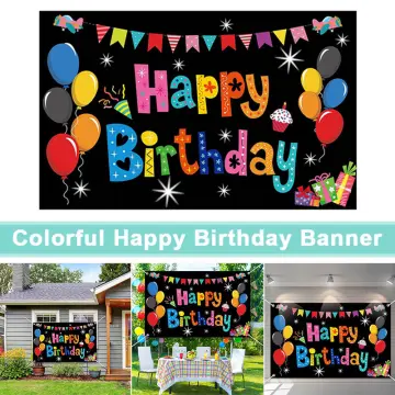 Neon Glow Party Banner, Slime Party Decorations, Paint Party Birthday  Banner, 80's Theme Party Decorations 
