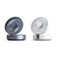 USB Charging Folding Portable Fan 4000MAh Desktop Mini Fan Remote Control Inoor or Outdoor Table Fans