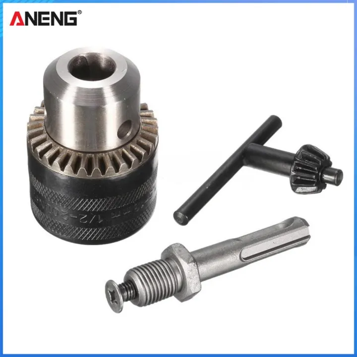 【ANENG】Rotary Hammer Drill Chuck Tool+ Key +SDS Plus Shank Electric ...