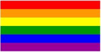 LGBT Rainbow Flag Sticker Car Decal Bumper Sticker Gay Pride Lesbian Bisexual Transgender Support 12cm*7cm Electrical Connectors