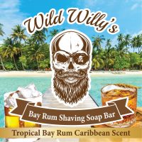 Bay Rum Shaving Soap Bar - Wild Willy’s Soap Bars from Whitebeard