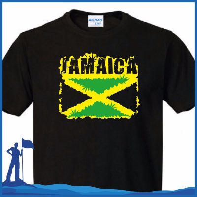 Kaus Lengan Pendek Kasual Pakaian Lucu T-Shirt Nyaman Katun Leher-O Jamaica Kingston Reggea Shirtmy Kaus Klasik S-4XL-5XL-6XL