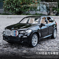 Hot Toys Diecast 1:32 Alloy Model Car Miniature BMW X5 Metal SUV Vehicle Kids Toys Boys for Children Collection Christmas Gifts