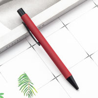 [In stock] จุดโลหะกดปากกาลูกลื่นเครื่องเขียนสำนักงานปากกาน้ำมันสามารถแก้ไขได้ logo ปากกาสเปรย์铝杆笔