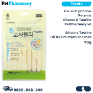 Treats Xúc xích phô mai Petsmix Cheese & Taurine 70g