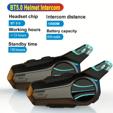 Motorcycle Intercomunicador V6 Moto Helmet Bluetooth Intercom Interphone  Headset