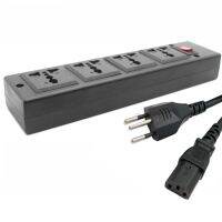 แจ็ค4หัว250V 13A 1.5ม. อเนกประสงค์,IEC320ปลั๊กไฟสากลสำหรับยุโรปอะแดปเตอร์เต้าเสียบเบ้ารับสายไฟ