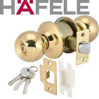 ลูกบิดประตูสแตนเลส สีทอง HAFELE 489.93.142