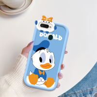 พร้อมเคสสำหรับ OPPO A5S OPPO A7 OPPO A9 A96 OPPO 2020 A74 OPPO A92 OPPO A93 2020 OPPO A95 OPPO เคสการ์ตูนน่ารักหนูโดนัลด์เป็ดเคสโทรศัพท์มีลายเปลือกเลนส์โทรศัพท์มอนสเตอร์ฝาครอบป้องกันนิ่ม