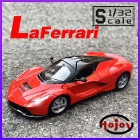 Laferrari ลูกเต๋าของเล่นเหล็กหล่อซุปเปอร์คาร์ขนาด1/32โมเดลรถยนต์สำหรับเด็กผู้ชายเด็กของขวัญยานพาหนะคอลเลกชันงานอดิเรก