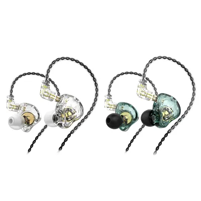 TRN MT1 In-ear Headphones HIFI Hanging Ears Running Heavy Bass Mobile Phone Wire Dual Magnetic Circuit Dynamic Coil Headset