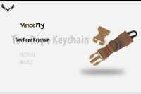 พวงกุญแจแนว Tactical VanceFly Tow Rope Keychain